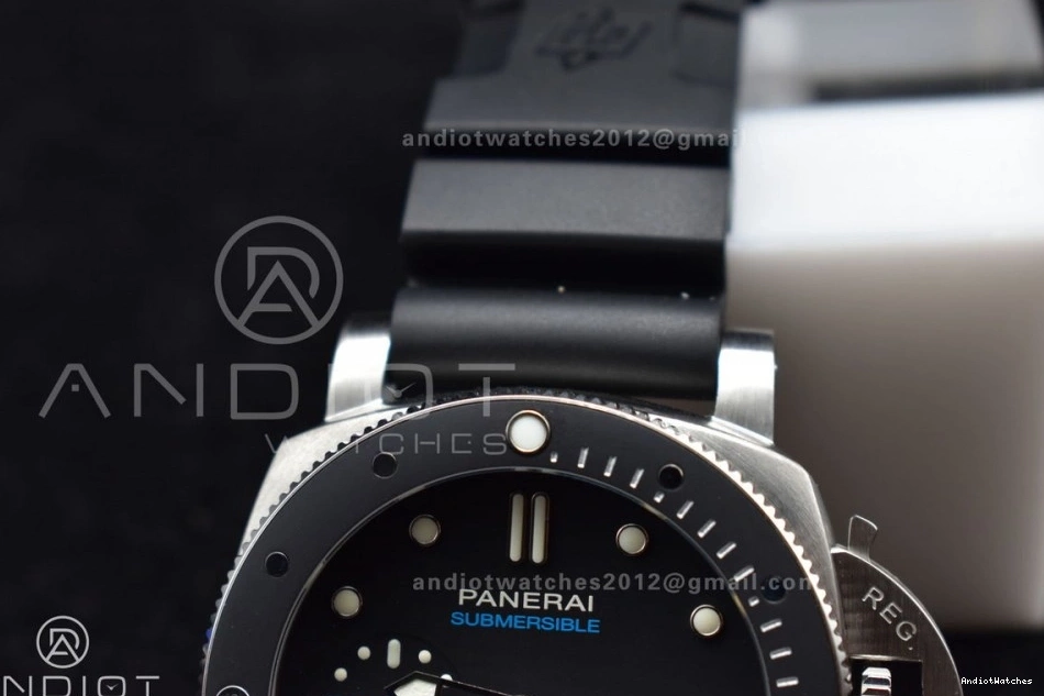 Rubber Strap 1:1 PAM683 MultiPurpose Black on Black Best XXXIV 459 Y SBF Dial Edition 0226